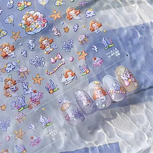 Tomoni Dolphin shell  Nail Stickers